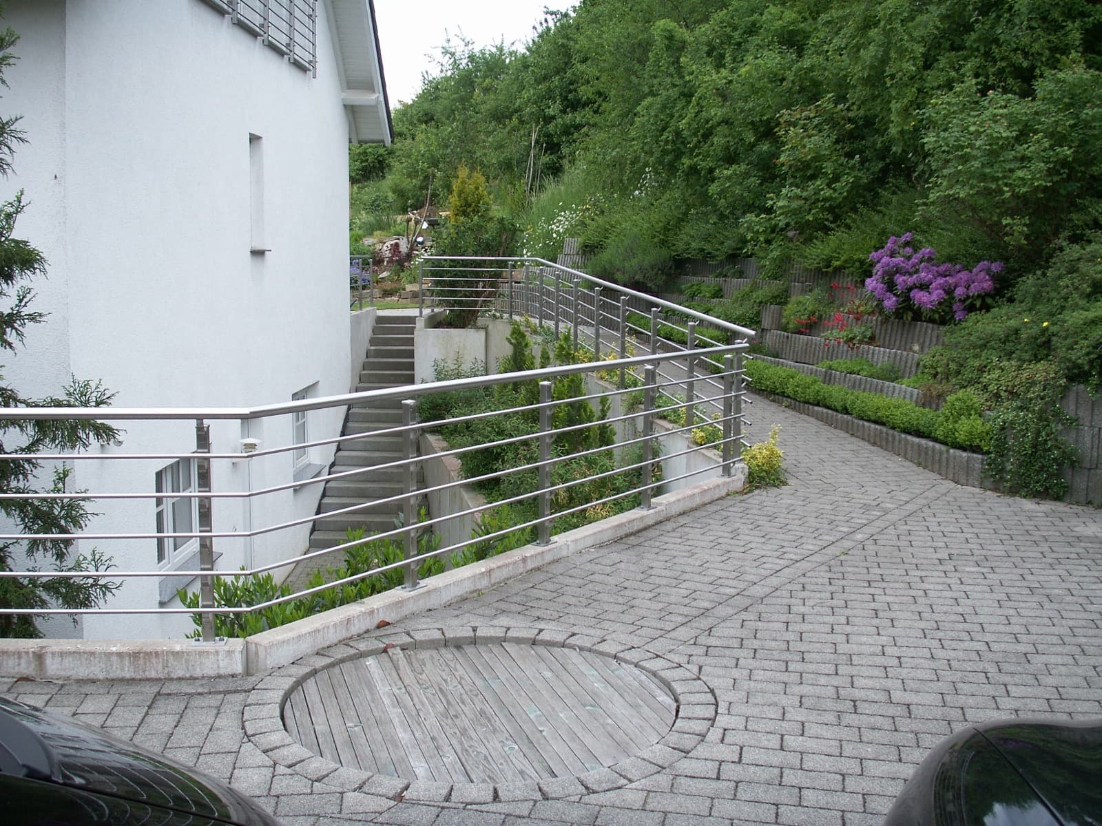 Französischer Balkon in Edelstahl
