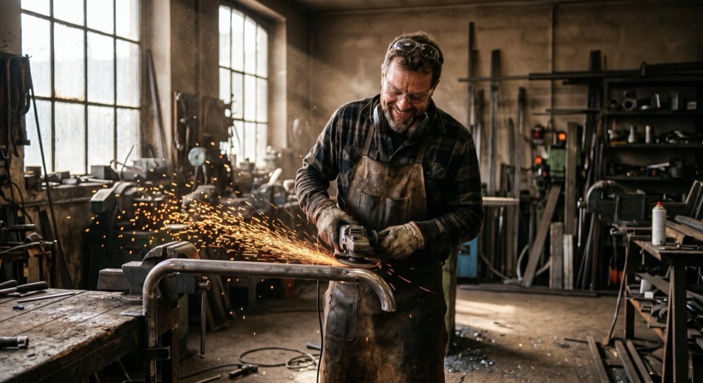 Moderne Metallfertigung – Edelstahl-Transportband