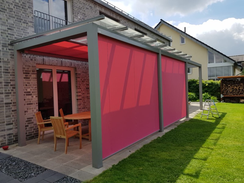 Übersicht Terrassenüberdachung