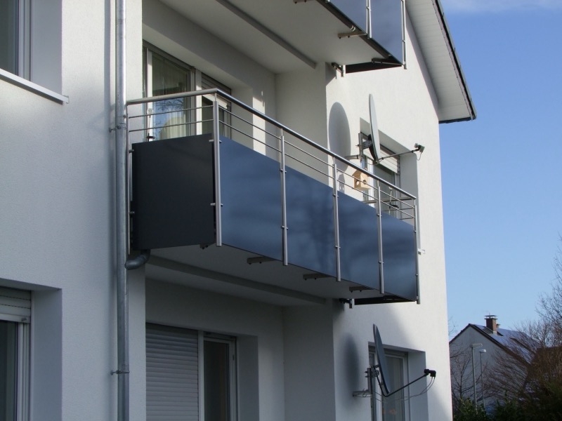Eckansicht der Tragkonstruktion