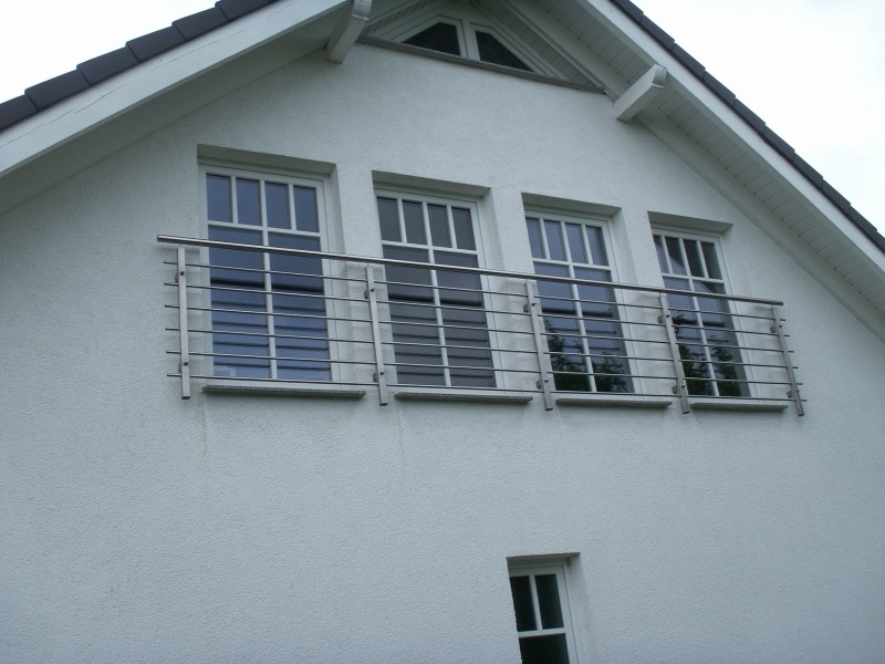 Französischer Balkon mit Fensterfront